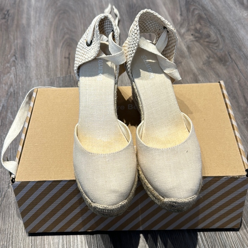 Soludos Wedge Linen 6.5